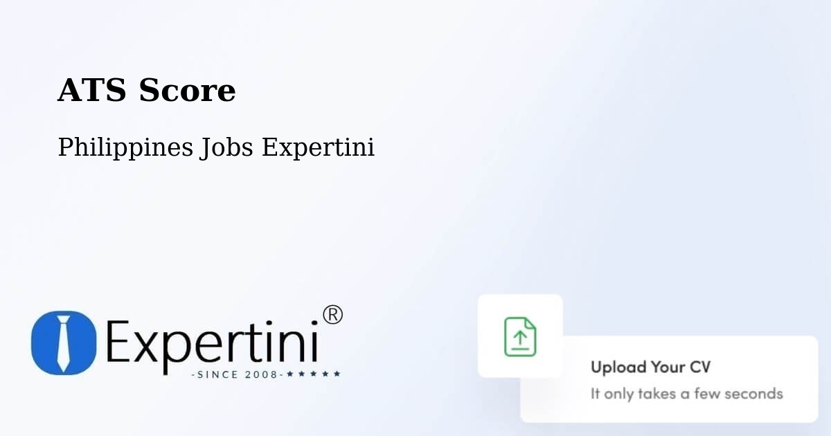 Resume ATS Score & Job Description Match Tool – Baluyot - Philippines Jobs Expertini