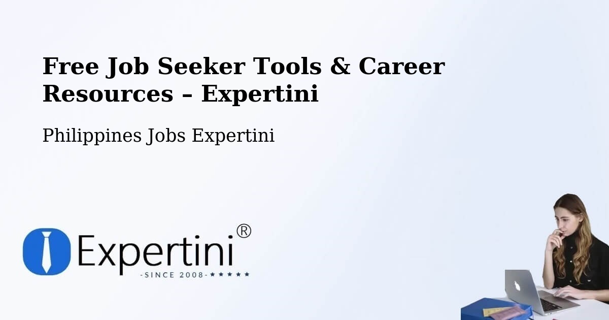 Free Job Seeker Tools & Career Resources – Baluyot - Baluyot, Philippines Jobs Expertini