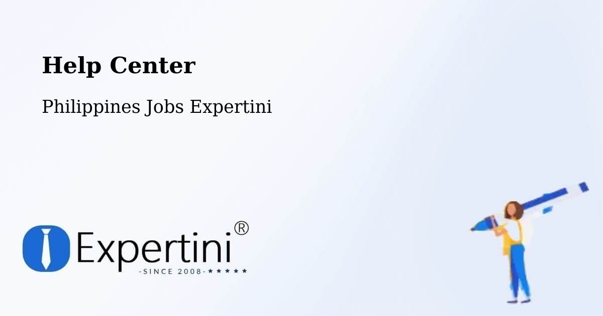 Help Center – Baluyot - Philippines Jobs Expertini