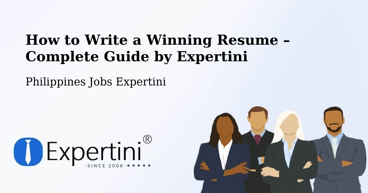 Resume Writing Guide for Job Seekers – Baluyot - Baluyot, Philippines Jobs Expertini