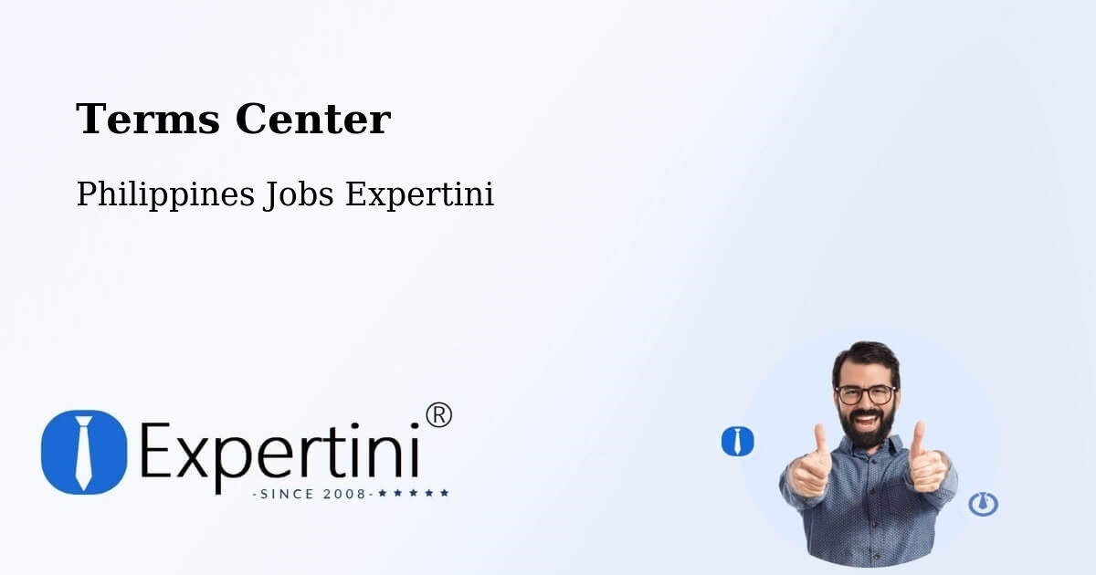 Terms of Service – Baluyot - Philippines Jobs Expertini